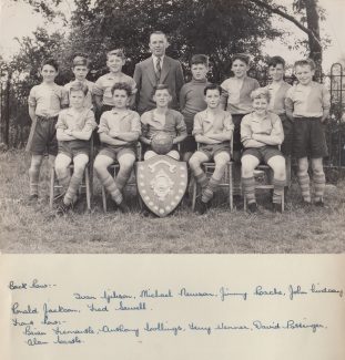 Football Team 1955-56 Football Team 1955-56 | Thanks to Ina Pike