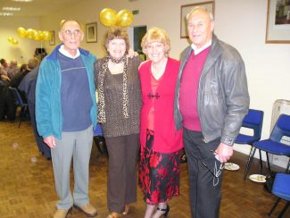 Nina and myself with cousins Jim and Alf Burton 2008 | Nina Burton