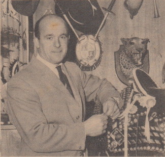 BILLY FOYLE amongst the trophies in his office at Whitesbridge Farm, Crays Hill. For him it's all over except for the sad memories.