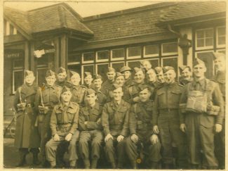 Laindon Home Guard outside The Fortune of War Laindon Home Guard outside The Fortune of War