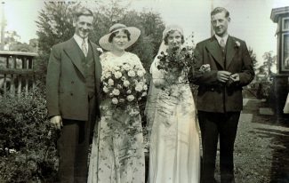 Sidney and Mabel with brother Billy as best man Sidney and Mabel with brother Billy as best man | Peter Sloper