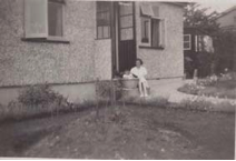 Mena Mills in front garden of The Haven Mena Mills in front garden of The Haven | curtsy of www.Roselake.com