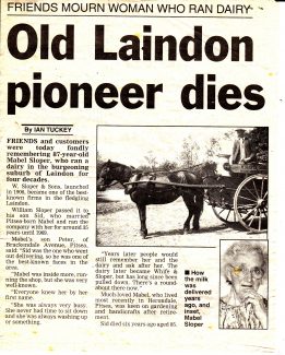 Sloper's Dairy of Laindon Sloper's Dairy of Laindon