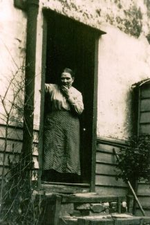 Louisa Burr on steps of Hall Farm Cottage Louisa Burr on steps of Hall Farm Cottage | Ellen English Family