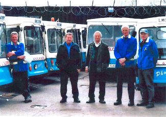 Andy Savage, Jimmy King, Ray Whife, Peter Sloper and Dave Lindsey at closure of dairy Andy Savage, Jimmy King, Ray Whife, Peter Sloper and Dave Lindsey at closure of dairy | Peter Sloper