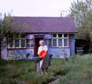 My nan, Jessie Mears at Kilbowie circa 1962